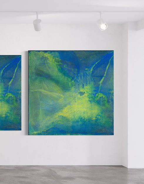 Green Machine | Framed Giclee Print on Canvas